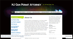 Desktop Screenshot of njgunpermitattorney.com
